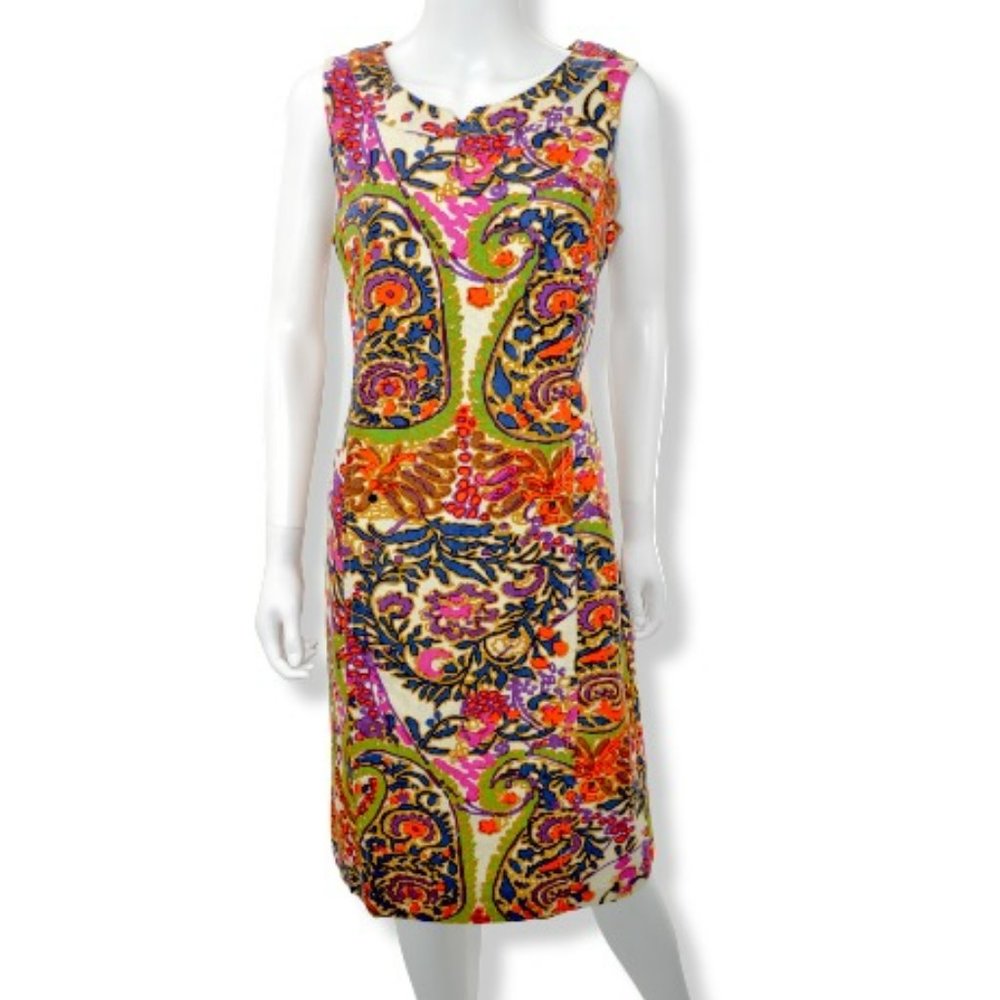 Multicolor Sleeveless Dress